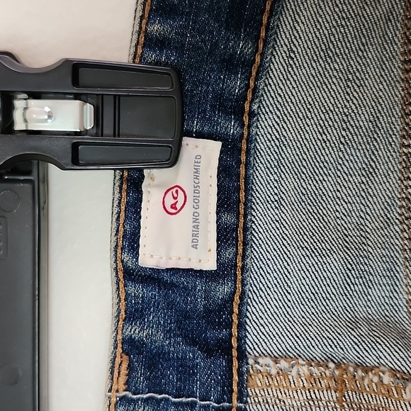 AG Adriano Goldschmied the Erin Pencil midi jean skirt distressed, women's 29. - Picture 5 of 8